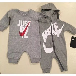 Set/2 Nike Baby Boy Rompers 0-3 months (Newborn)